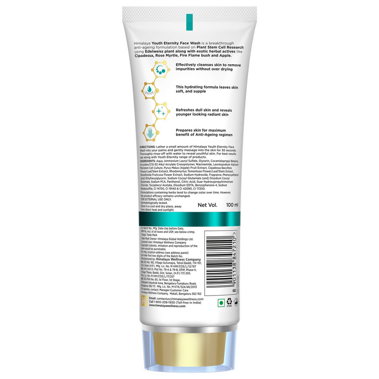 Himalaya Herbals Youth Eternity Face Wash - 100 ml