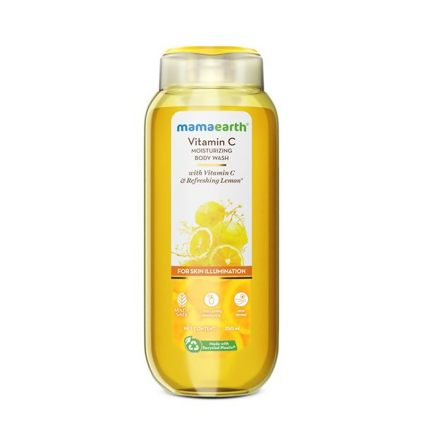 Mamaearth Vitamin C Moisturizing Body Wash with Vitamin C & Refreshing Lemon For Skin Illumination - 250 ml