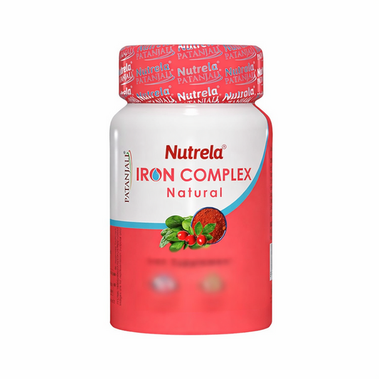 Patanjali Nutrela Iron Complex Natural Capsules - 30 caps