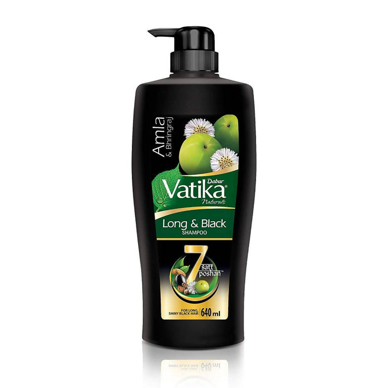 Dabur Vatika Long & Black Shampoo - 180 ml