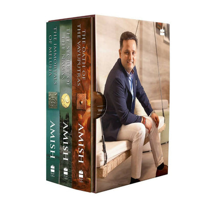 The Shiva Triology Boxset of 3 Books - The Immortals of Meluha by Amish Tripathi - Paperback