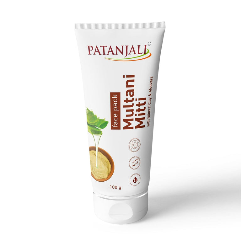 Patanjali Aloevera Multani Mitti Face Pack - 100 gm - Pack of 1
