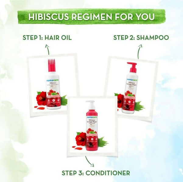 Mamaearth Hibiscus Damage Repair Conditioner With Hibiscus & Curry Leaves - 250 ml