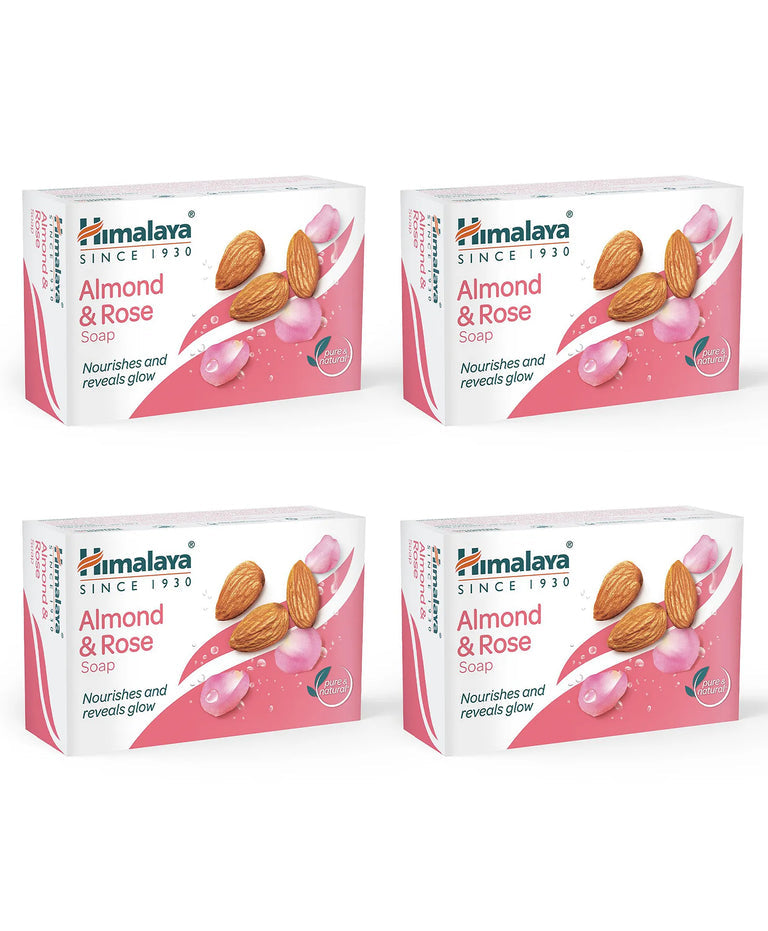 Himalaya Herbals Almond and Rose Soap - 75 gm - Pack of 1
