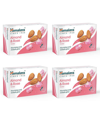 Himalaya Herbals Almond and Rose Soap - 75 gm - Pack of 1