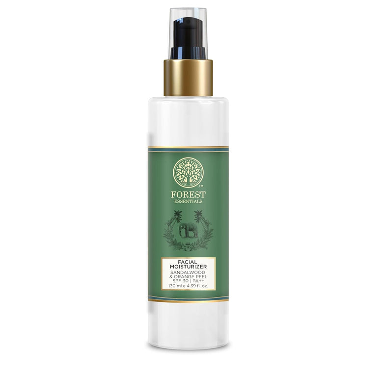 Forest Essentials Hydrating Facial Moisturiser with SPF 25 - Sandalwood & Orange Peel - 130 ml