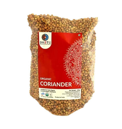 Dhatu Organics & Naturals Coriander Whole - 200 gm