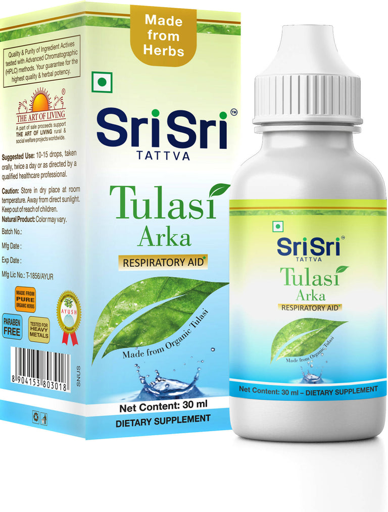Sri Sri Tattva USA Tulasi Arka Drops - 30 ml