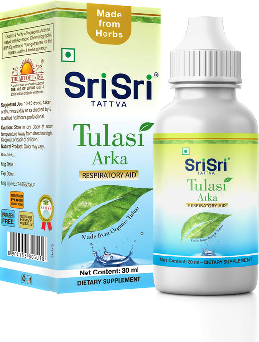 Sri Sri Tattva USA Tulasi Arka Drops - 30 ml