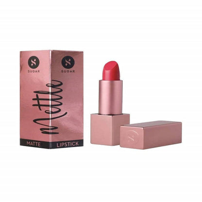 Sugar Mettle Matte Lipstick - Hedone (Orange-toned Red)