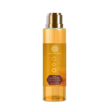 Forest Essentials Body Massage Oil Sandalwood & Saffron - 130 ml