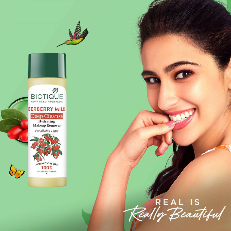 Biotique Berberry Milk Deep Cleanse Hydrating Makeup Remover - 120 ml