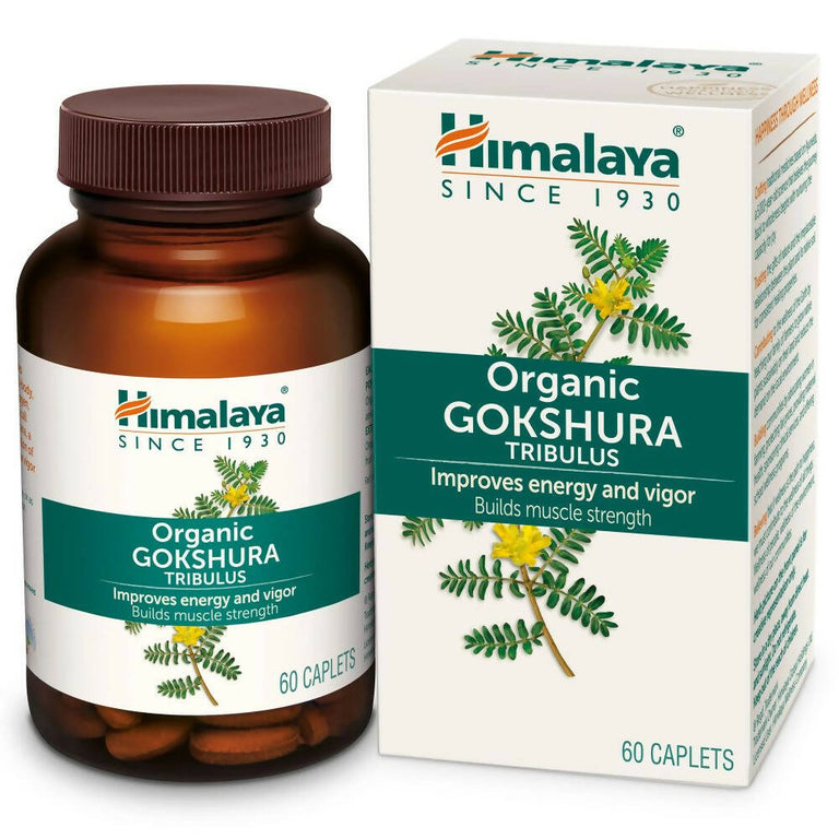Himalaya Herbals Organic Gokshura Caplets - 60 caplets