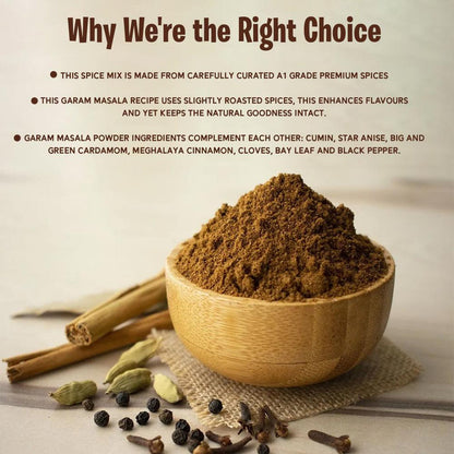 IKAI Natural Garam Masala Powder - 100 gm