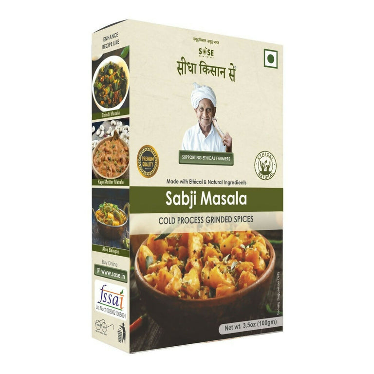 Gir Sidha Kisan Se Natural Sabji Masala - 100 gm