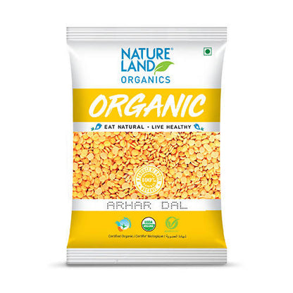 Nature Land Organics Arhar Dal - 500 gm