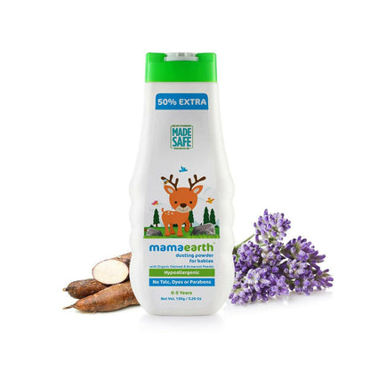 Mamaearth Daily Moisturizing Lotion & Dusting Powder & Deeply Nourishing wash for Babies - combo