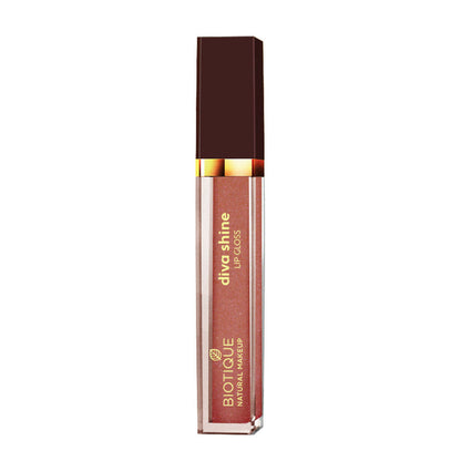 Biotique Diva Shine Lip Gloss - Naughty Nude - 3 ml