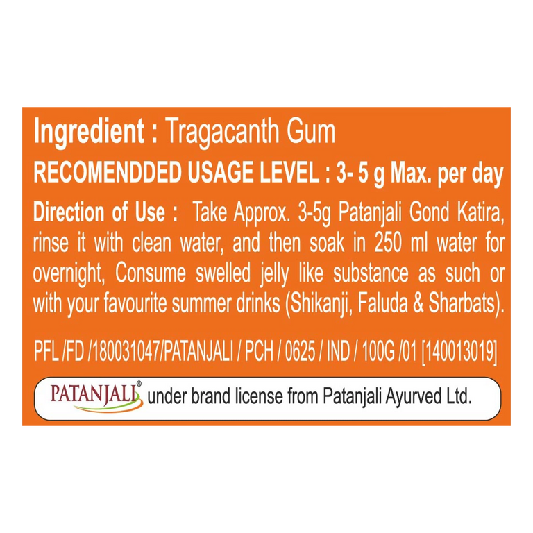 Patanjali Gond Katira - 100 gm