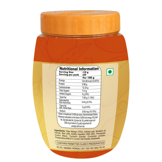 Patanjali Mango Pickle - 500 gm
