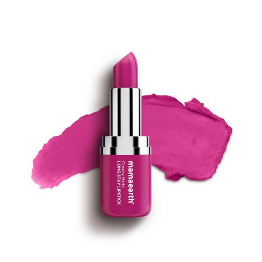 Mamaearth Creamy Matte Long Stay Lipstick - Pink Camellia - 4.2 gm