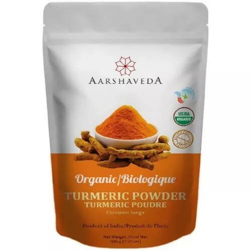 Aarshaveda Organic Turmeric Powder - 200 gm
