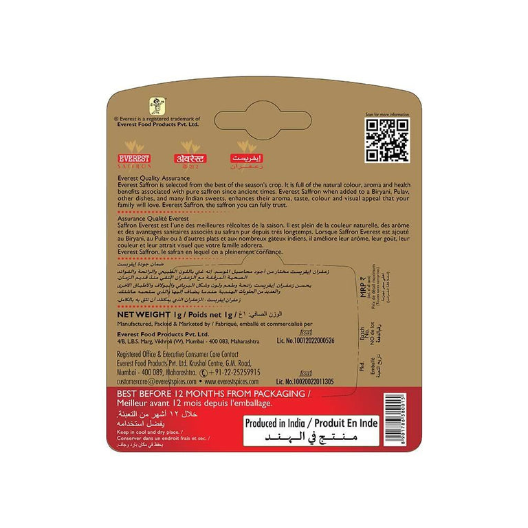 Everest Saffron - 1 gm