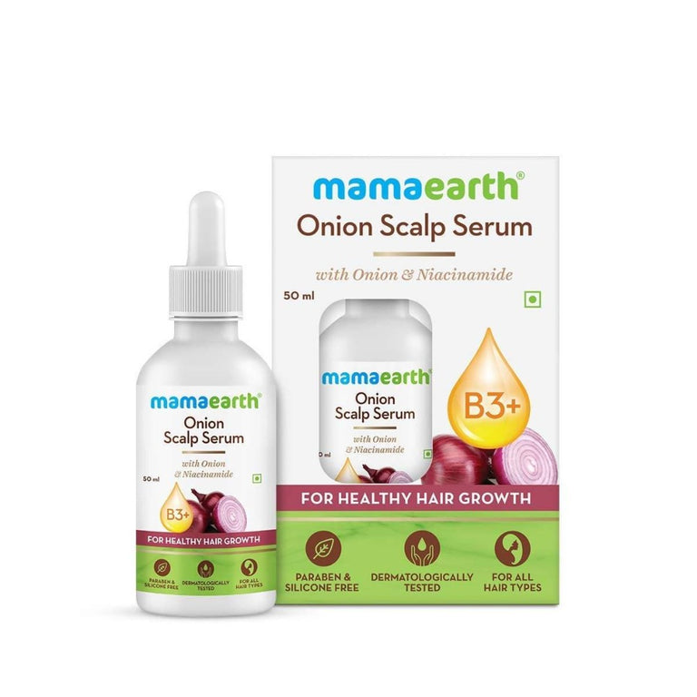 Mamaearth Onion Scalp Serum For Healthy Hair Growth - 50 ml - Pack of 1