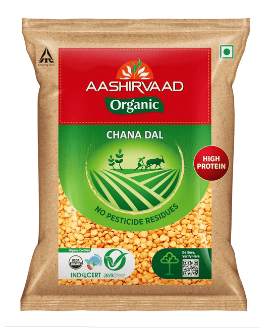 Aashirvaad Nature's Super Foods Organic Chana Dal - 500 gm