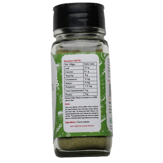 Essential Blends Organic Curry Leave Powder - 50 gm