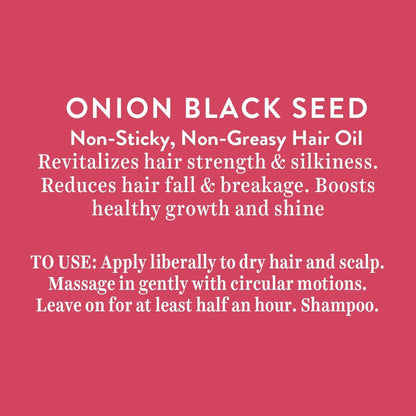 Biotique Advanced Organics Onion Black Seed No-Sticky No-Greasy Hair Oil - 200 ml
