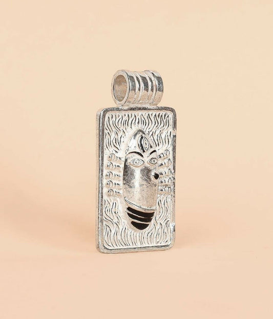 Isha Life Linga Bhairavi Silver Pendant - 12 gm-Medium