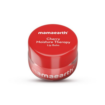 Mamaearth Cherry Moisture Therapy Lip Balm with Cherry & Vitamin E For Dry & Chapped Lips - 15 gm