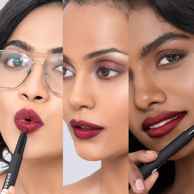 Sugar Cosmetics Matte Attack Lipstick, Transferproof & Smudgeproof - Plums N Roses - 2 gm