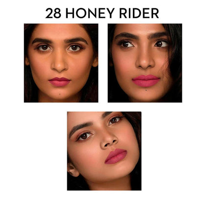 Sugar Cosmetics Matte as Hell Lip Crayon Lasts upto 8hrs, Water Resistent Lipstick for Women - 28 Honey Rider - 2.5 gm