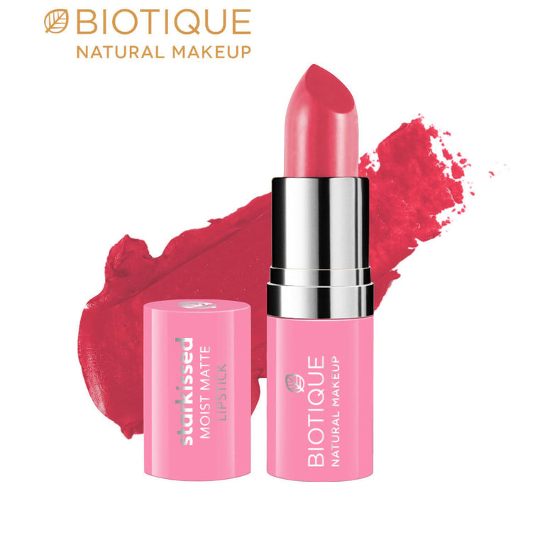 Biotique Starkissed Moist Matte Lipstick - Baewatch - 4.2 gm