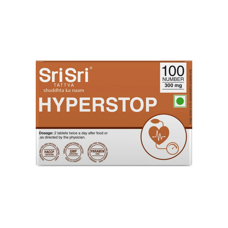Sri Sri Tattva Hyperstop Tablets - 100 tabs