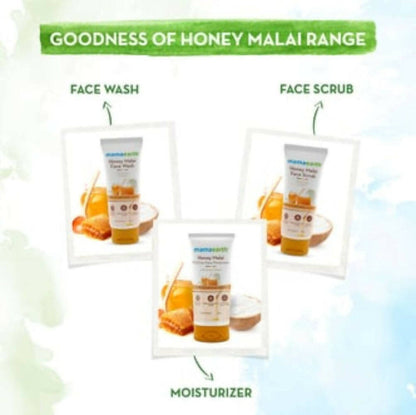 Mamaearth Honey Malai Face Wash For Nourishing Glow - 100 ml