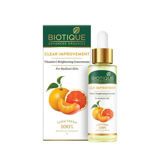 Biotique Advanced Organics Clear Improvement Vitamin C Brightening Concentrate - 30 ml