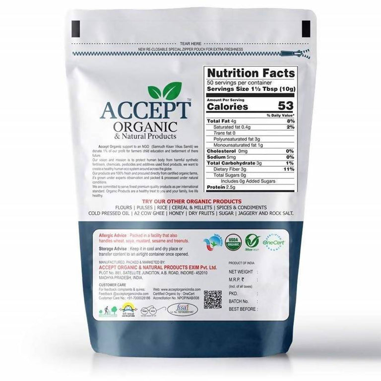 Accept Organic Flax Seeds - 150 gm