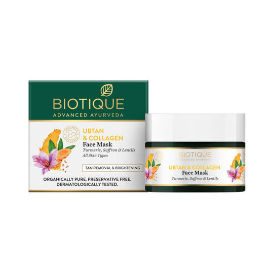 Biotique Ubtan & Collagen Face Mask - 50 gm