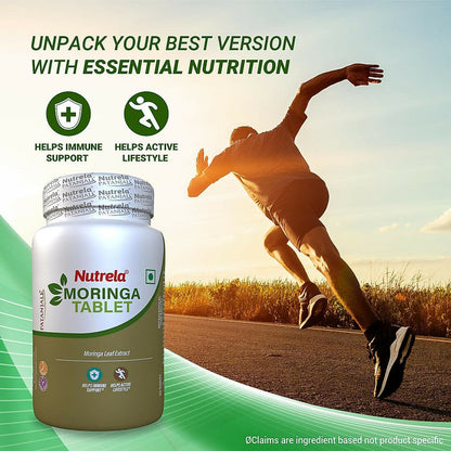 Patanjali Nutrela Moringa Tablets - 60 tabs