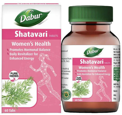 Dabur Shatavari Tablets For Women's Health - 60 tabs