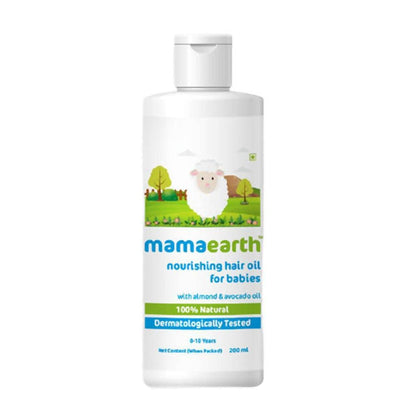 Mamaearth Nourishing Hair Oil For Babies For Repairs Dry Scalp & Stimulates New Hair Growth - 100 ml