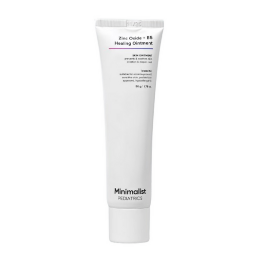 Minimalist Baby Rash Cream Zinc Oxide + B5 Healing Ointment For Drool & Diaper Rash - 50 gm