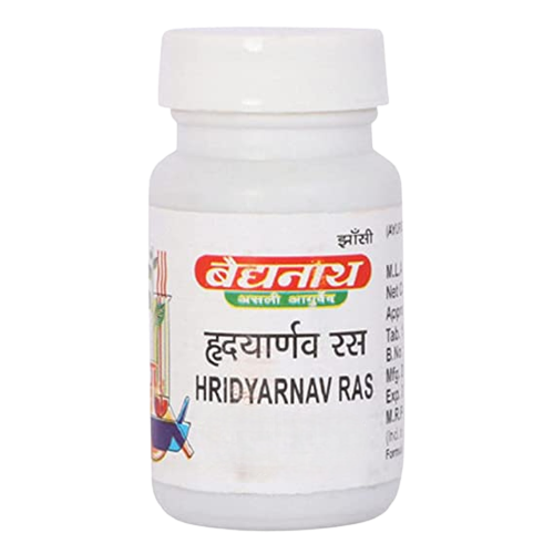 Baidyanath Jhansi Hridayarnava Ras - 80 tabs