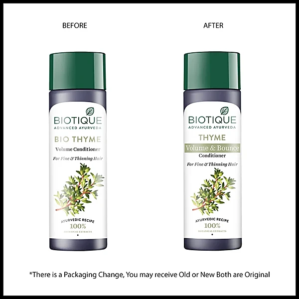 Biotique Bio Thyme Volume Conditioner For Fine & Thinning Hair - 180 ml