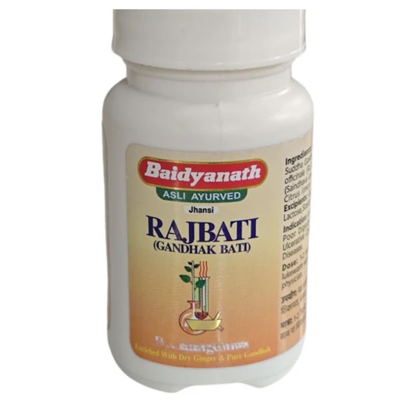 Baidyanath Jhansi Rajbati (Gandhak Bati) - 60 tabs