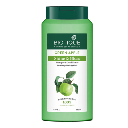 Biotique Bio Green Apple Shampoo & Conditioner - 190 ml