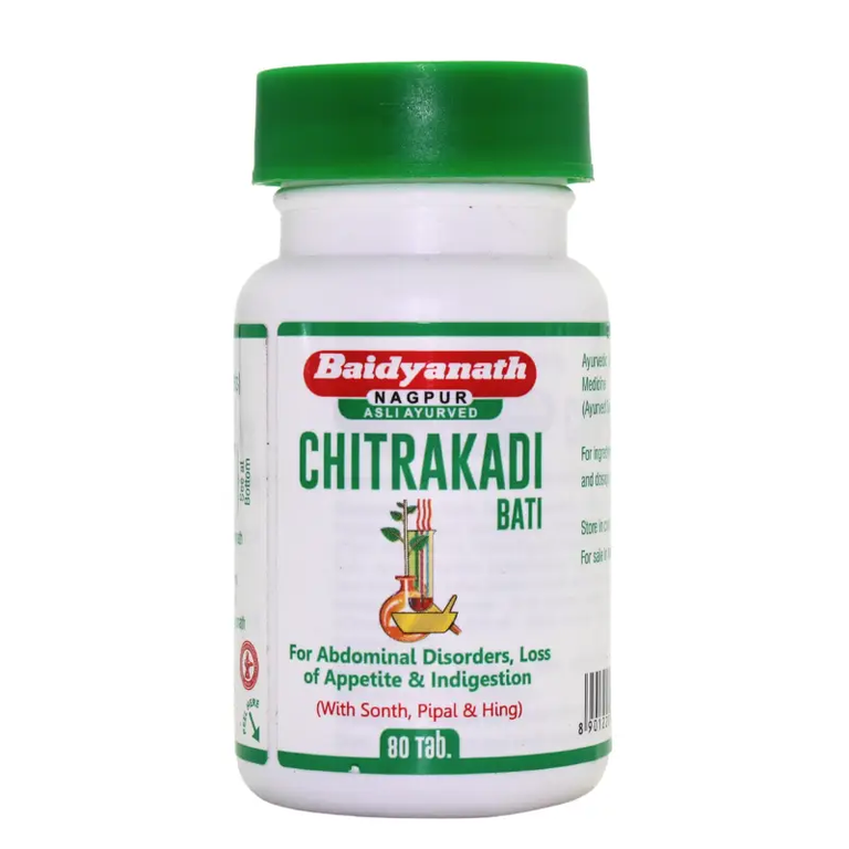 Baidyanath Nagpur Chitrakadi Bati - 80 tabs